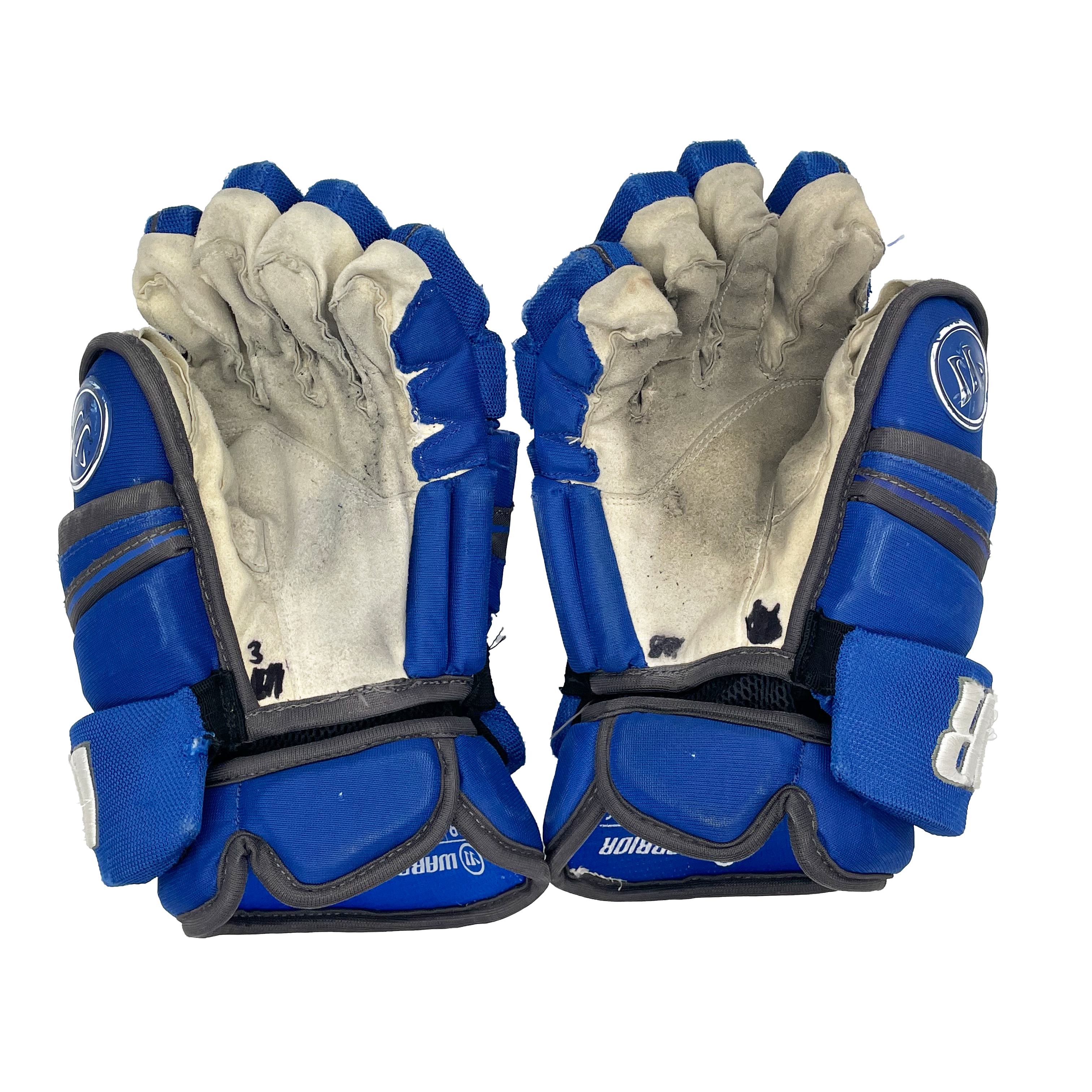 Warrior Covert - Gant ECHL Pro Stock d'occasion (bleu roi)